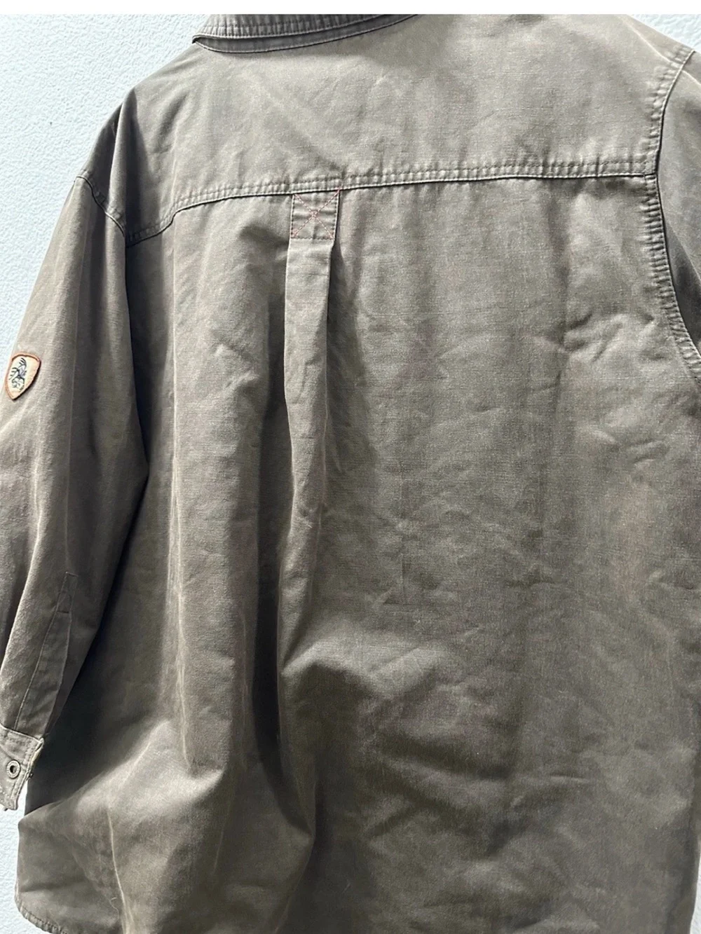 Legendary Whitetails Olive Green Canvas Field Jacket with Orange Trim